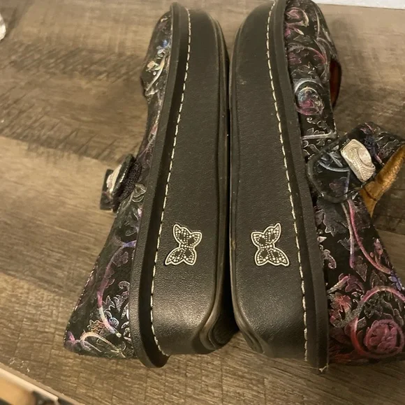 Alegria PAL-539 PG Lite Paloma Mary
Janes Iridescent Black Leather EU 37/
US 7.5 - Picture 8 of 13